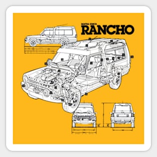 MATRA RANCHO - cutaway Sticker